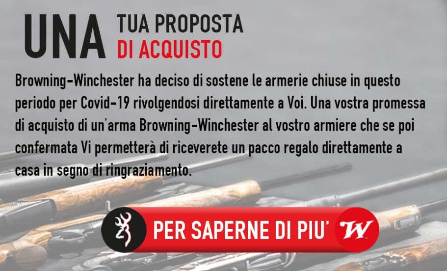 Browning Winchester sostiene gli armieri d’Italia