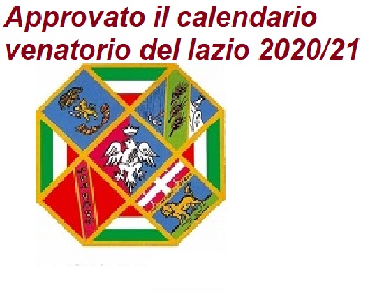 Approvato il calendario venatorio del lazio 2020/21