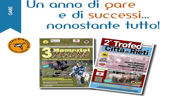 Un anno di gare e di successi… nonostante tutto!