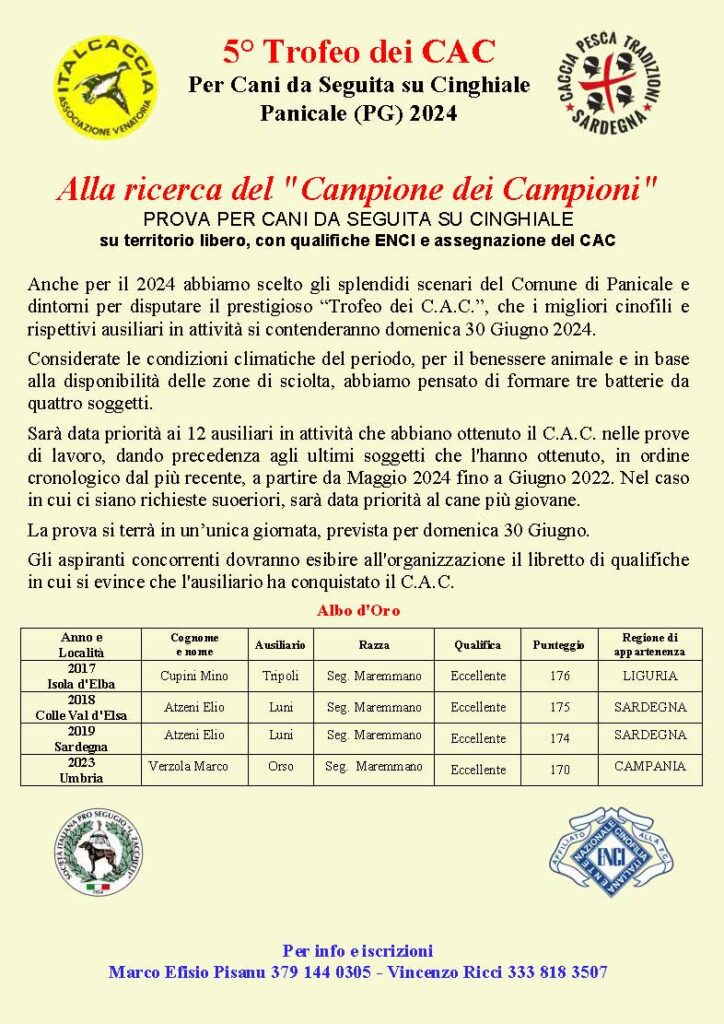 received_900904908469917-724x1024 5° Trofeo dei CAC per cani da seguita su cinghiale - Panicale (PG) 2024