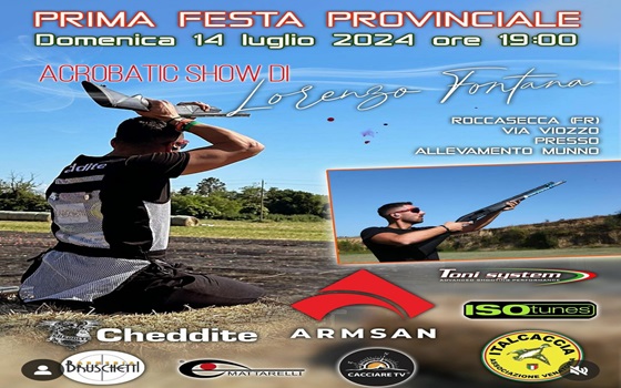 Acrobatic show di Lorenzo Fontana domenica 14 Luglio a Roccasecca (FR)
