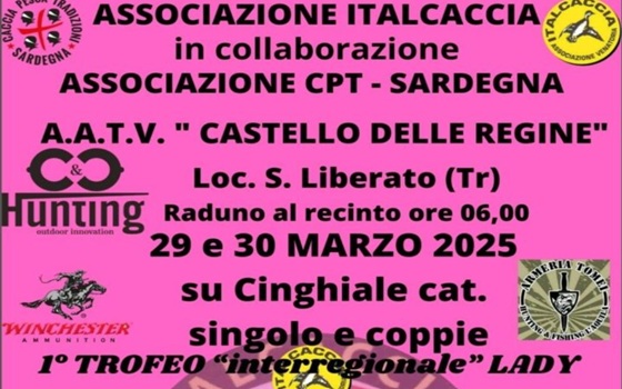 A.A.T.V. “Castello delle Regine” 1° Trofeo interregionale Lady su cinghiale